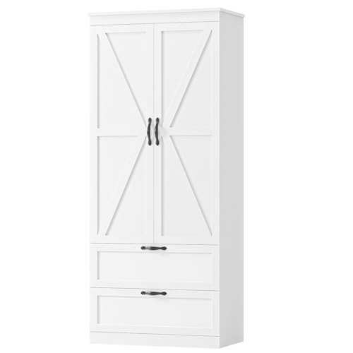 HOSTACK HOSTACK 70" Kitchen Pantry Storage Cabinet, Farmhouse Pantry C — Key specifications at a glance