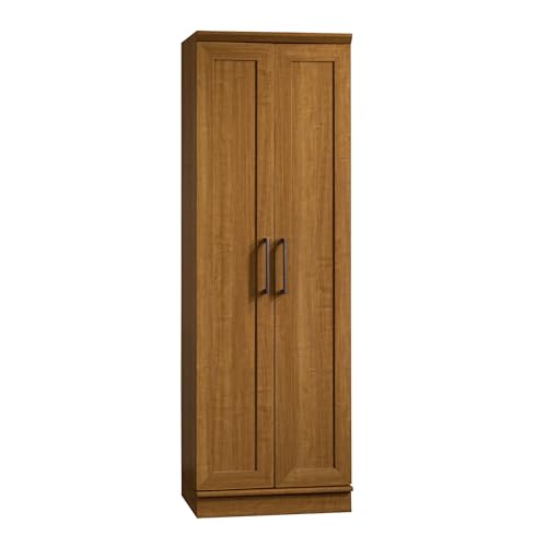 Sauder Sauder HomePlus Storage Cabinet/ Pantry cabinets, Sienna Oak fi — Build quality and design details up close