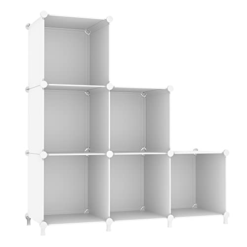 AWTATOS Cube Storage Organizer, Storage Cubes Shelves Bookshelf, 6 Cub — Manufacturer product photo — best cube storage organizers