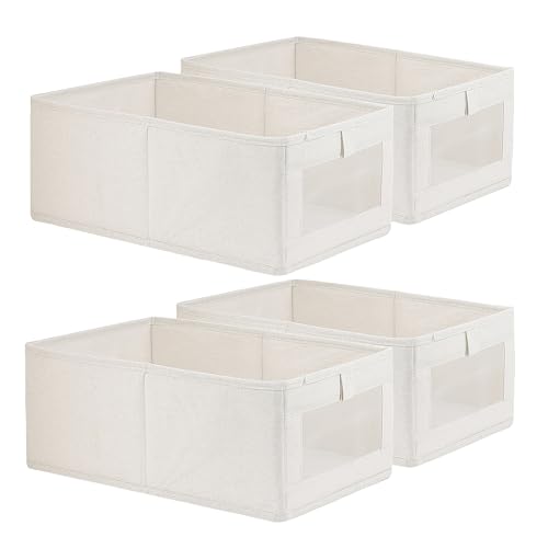 Fordonral Fordonral 4 Pack Linen Storage Bins, Storage Containers for — Design and materials in detail