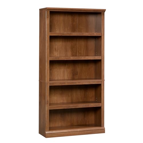 Sauder Sauder 5-Shelf Split Bookcase/ Book shelf, Oiled Oak finish — Key features at a glance