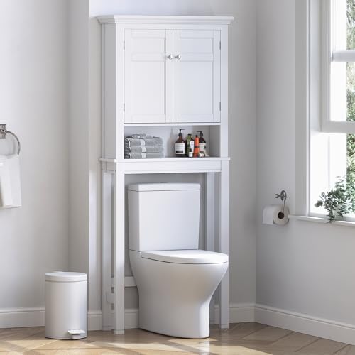 Spirich Spirich Over The Toilet Storage Cabinet, White Bathroom Organi — Key features at a glance