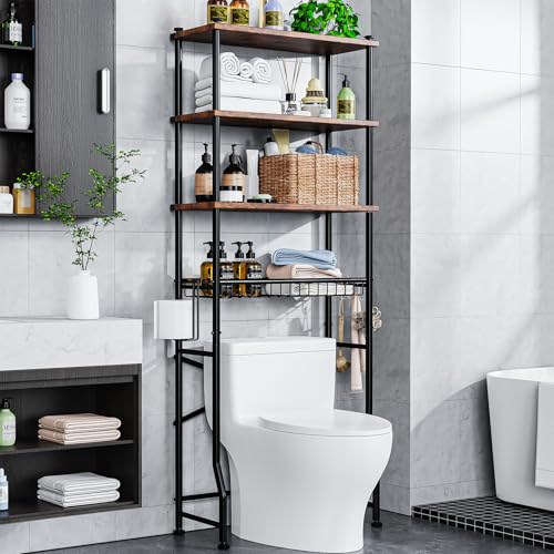 Over-The-Toilet Storage Shelf,4-Tier Bathroom Organizer Cabinet Rack A — Key features at a glance
