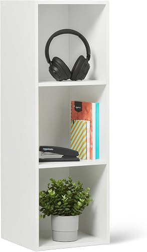 Amazon Basics 3-Cube Bookcase Compatible with Fabric Storage Cube Orga — Key specifications at a glance