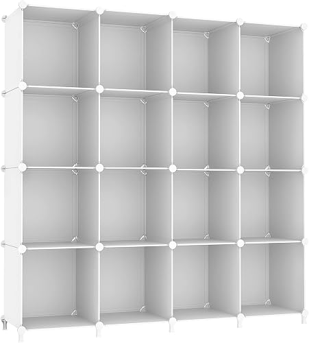 AWTATOS Cube Storage Organizer, 16 Cube Closet Organizer, Stackable St — Build quality and design details up close