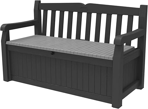 Keter Solana 70 Gallon Storage Bench Deck Box for Patio Furniture, Fro — Real-world performance testing in action