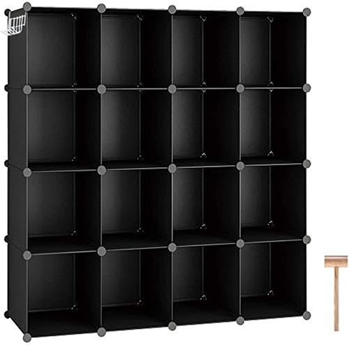C&AHOME Cube Storage Organizer, 16-Cube Shelves Units, Plastic Storage — Real-world performance testing in action