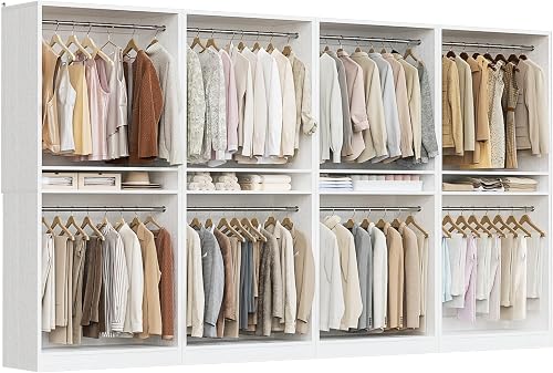 Unikito 12FT Modular Closet System with 8 Hanging Rods, 2800LBs Wood G — Side-by-side comparison of top picks in this category