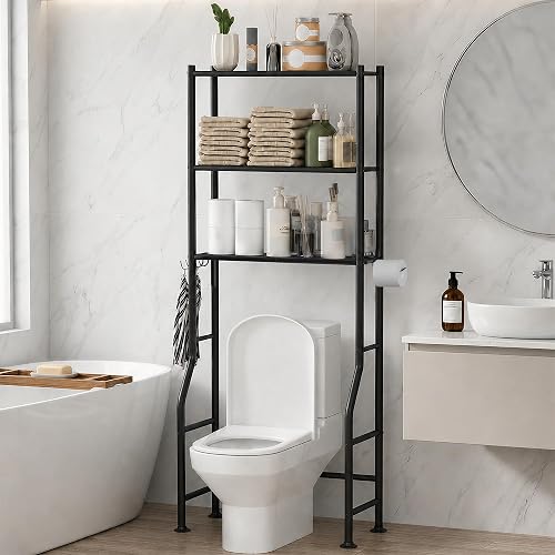 GloTika 3-Tier Over Toilet Storage with Anti-Tilt Safety System - 150l — Build quality and design details up close