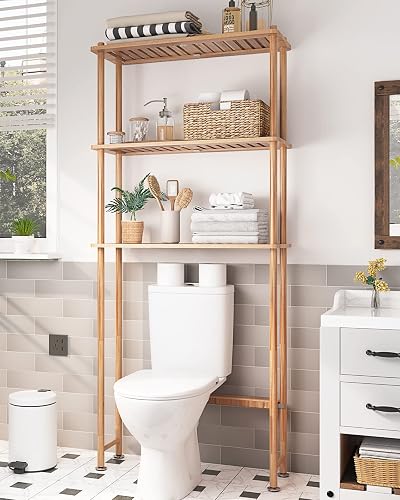 AmazerBath Over The Toilet Storage Bamboo, Bathroom Over Toilet Organi — Side-by-side comparison of top picks in this category