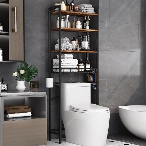 Kalrin Over-The-Toilet Storage Rack, 4-Tier Bathroom Organizer Shelf O — Side-by-side comparison of top picks in this category