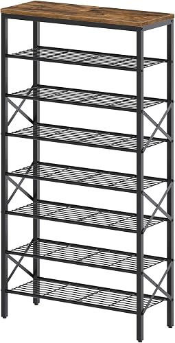 YATINEY 8 Tier Shoe Rack, Shoe Storage Organizer, Large Capacity Shoe — Our recommended configuration for best results