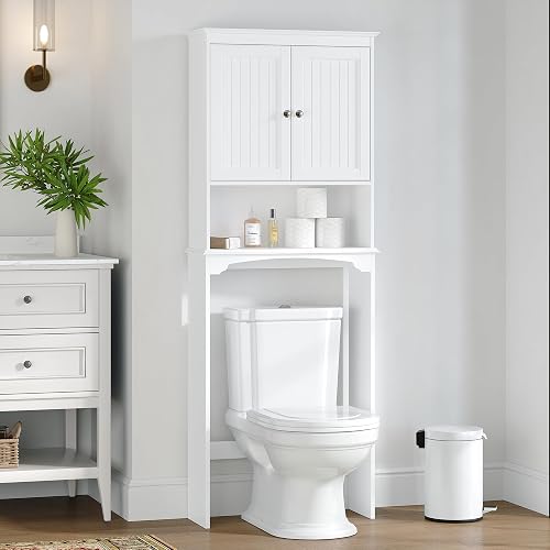 Spirich Over The Toilet Storage Cabinet, Bathroom Shelf Over Toilet, B — Manufacturer product photo — zenna home vs spirich over t