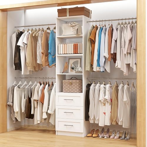 Closet System with Drawers, 5FT-9FT Custom Closet Organizer System 114 — Real-world performance testing in action
