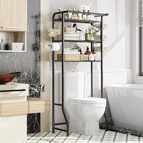 Simple Trending Over The Toilet Storage Cabinet, Metal Bathroom Shelf — Our recommended pick for most buyers