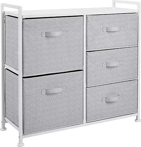 Amazon Basics Bedroom Closet Organizer with 5-Fabric Storage Drawers f — Side-by-side comparison of top picks in this category